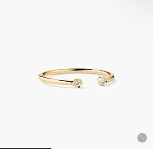 Mejuri Diamonds Open Ring